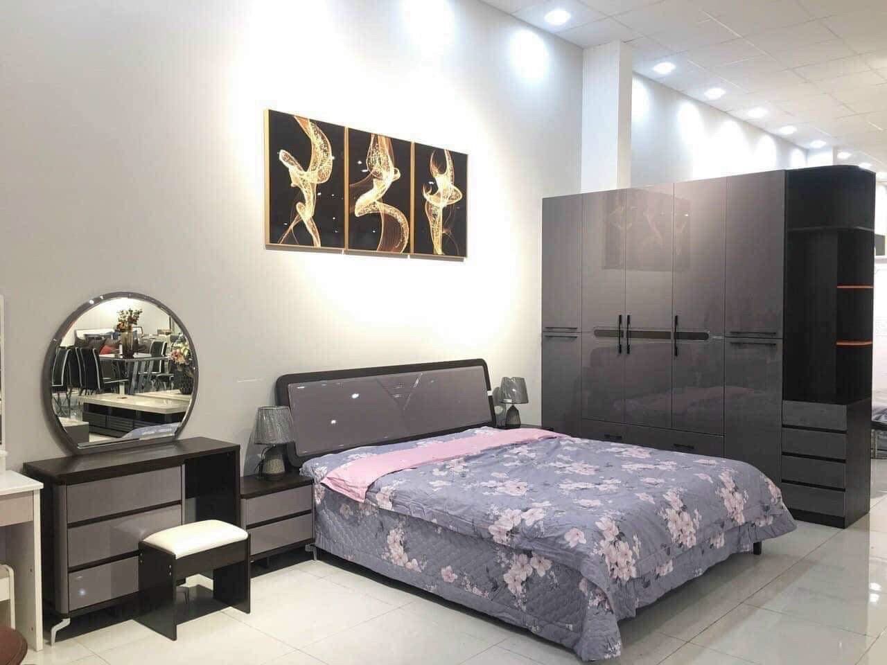 Bộ Giường Ngủ Tủ Quần Áo Sang Trọng Giá Rẻ Mẫu Mới Cho Căn Hộ Chung Cư
